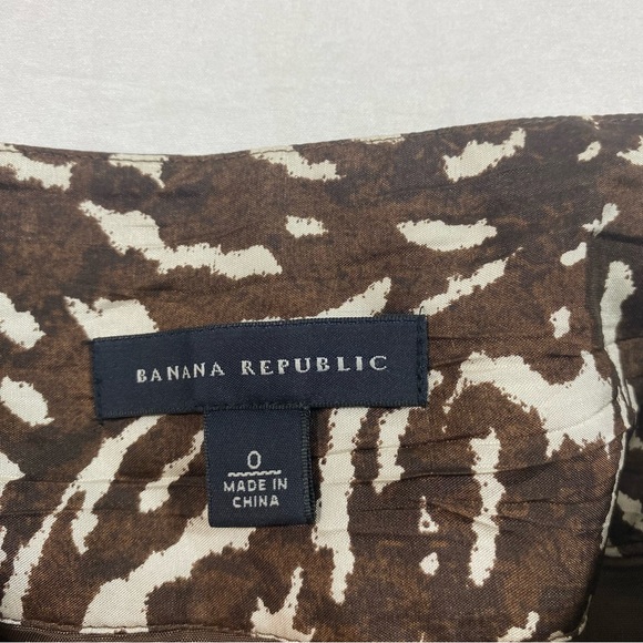 Banana Republic Balloon Mini Skirt women’s 0 fully lined side zipper pockets - Picture 2 of 11